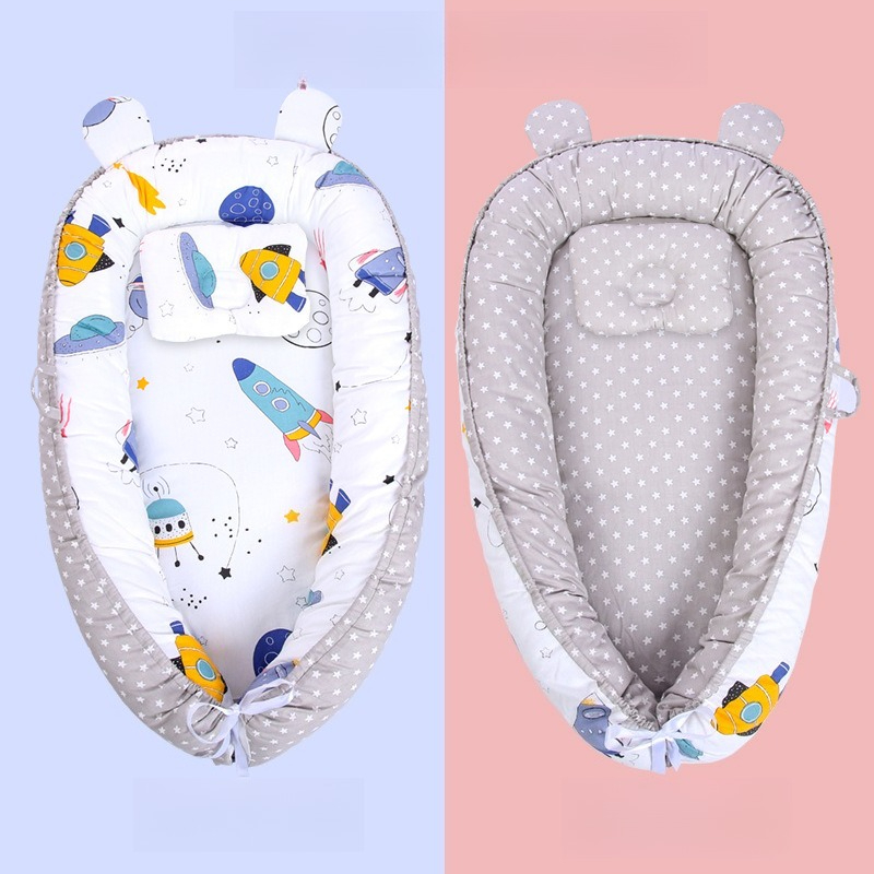 Letto bionico per neonati, letto uterino di sicurezza, nido per neonati, letto anti-salto per neonati, letto centrale, artefatto per il sonno autunnale e invernale_voghion.com