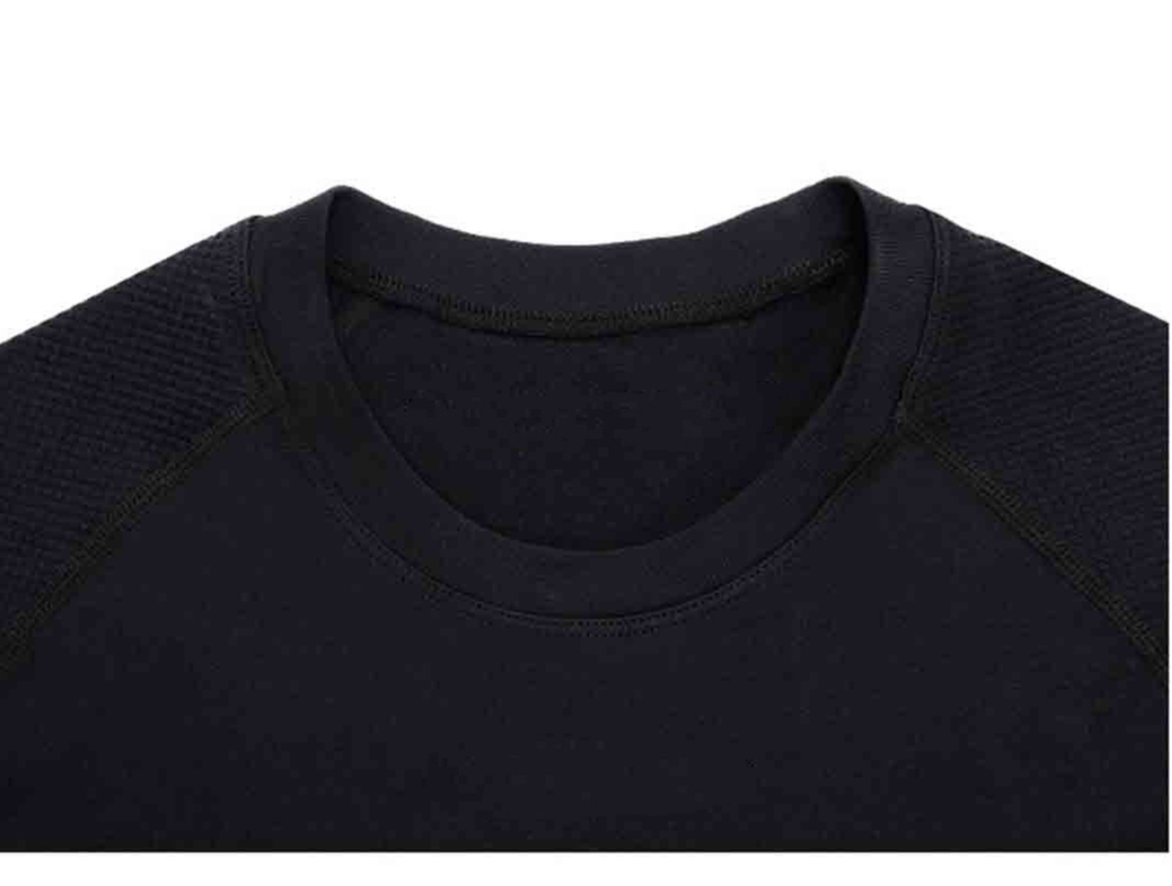 Men's Sports Short-sleeved Running T-shirt Fitness Tight Outdoor Cycling Clothes High Elastic Breathable Perspiration Quick Drying Compression Clothes_viptrois.com