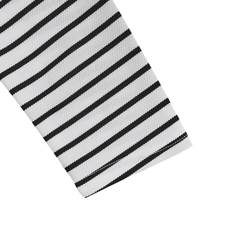 new Cross-border European American Men's Autumn And Winter Versatile Long-sleeve Shirt Casual Horizontal Striped_viptrois.com