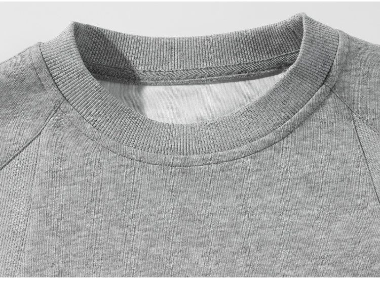Mamba Cotton American-style Deconstructed Patchwork Silhouette Long-sleeve T-shirt, Round-neck Sweatshirt, Autumn_viptrois.com