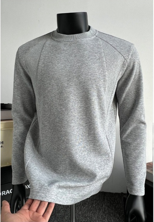 Mamba Cotton American-style Deconstructed Patchwork Silhouette Long-sleeve T-shirt, Round-neck Sweatshirt, Autumn_viptrois.com