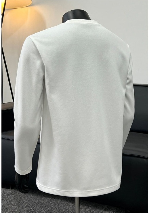 Mamba Cotton American-style Deconstructed Patchwork Silhouette Long-sleeve T-shirt, Round-neck Sweatshirt, Autumn_viptrois.com
