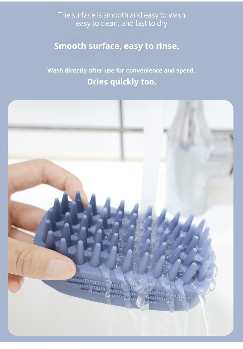 Spazzola da bagno per animali domestici, spazzola da bagno per cani, massaggio speciale per cani di grossa taglia, spazzola per la rimozione dei peli, spazzola da bagno_voghion.com
