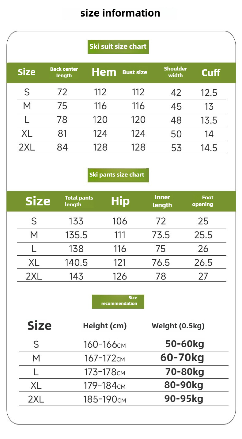 Combinaison de ski d'hiver pour homme, coupe ample et polyvalente, idéale pour les activités de plein air._voghion.com