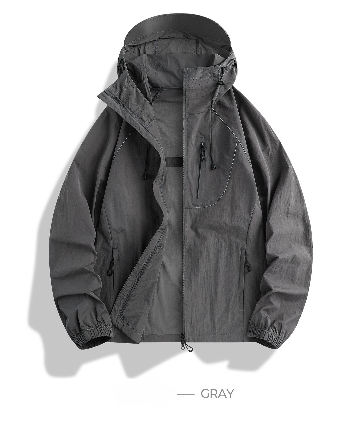 Men's Uv-protection Sunscreen Jacket Quick-dry Breathable Hoody_voghion.com