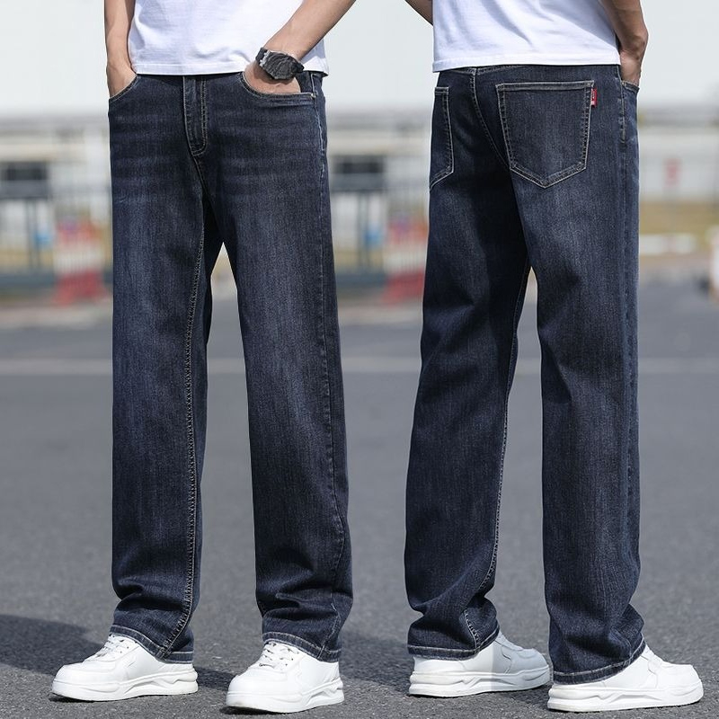 Herren Jeans Mit Geradem Schnitt Für Frühling Und Herbst_voghion.com