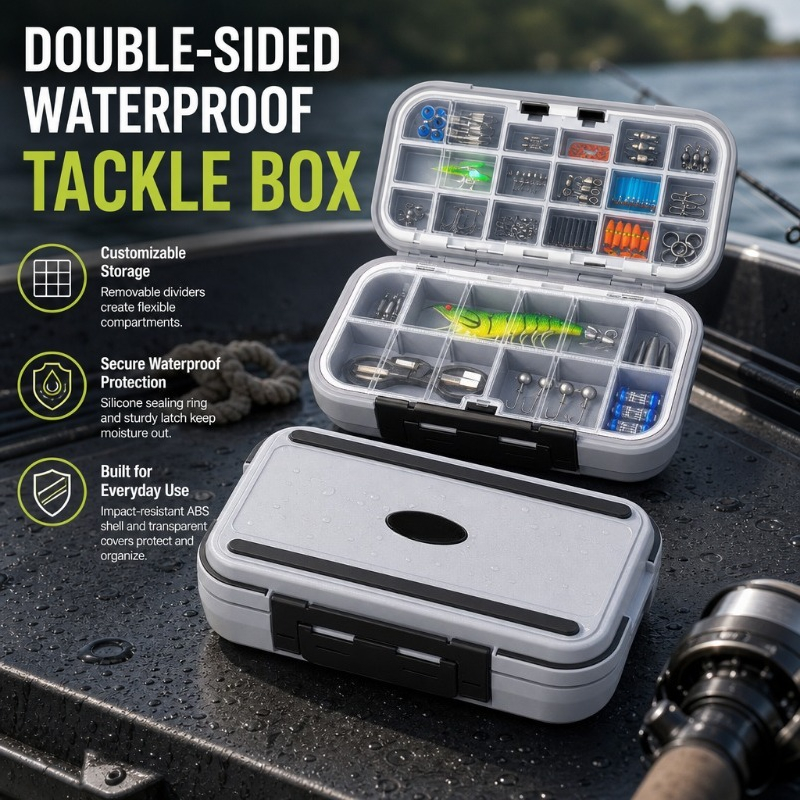 Double-sided tackle box