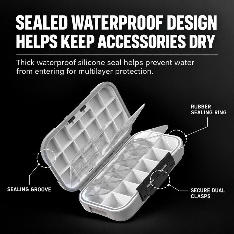 Silicone sealing ring and exterior locking latch