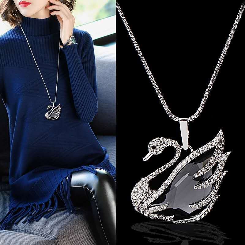 Collana lunga con pendente per donna gioiello moda autunno inverno_voghion.com
