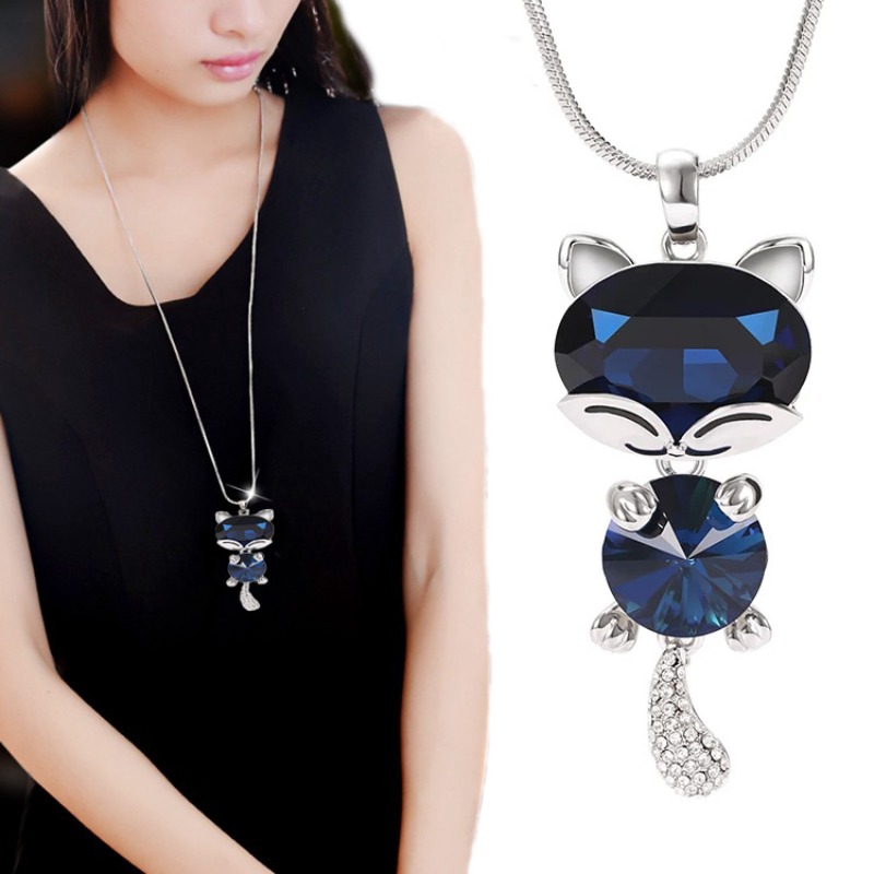 Collana lunga con pendente per donna gioiello moda autunno inverno_voghion.com