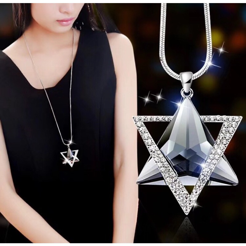 Collana lunga con pendente per donna gioiello moda autunno inverno_voghion.com