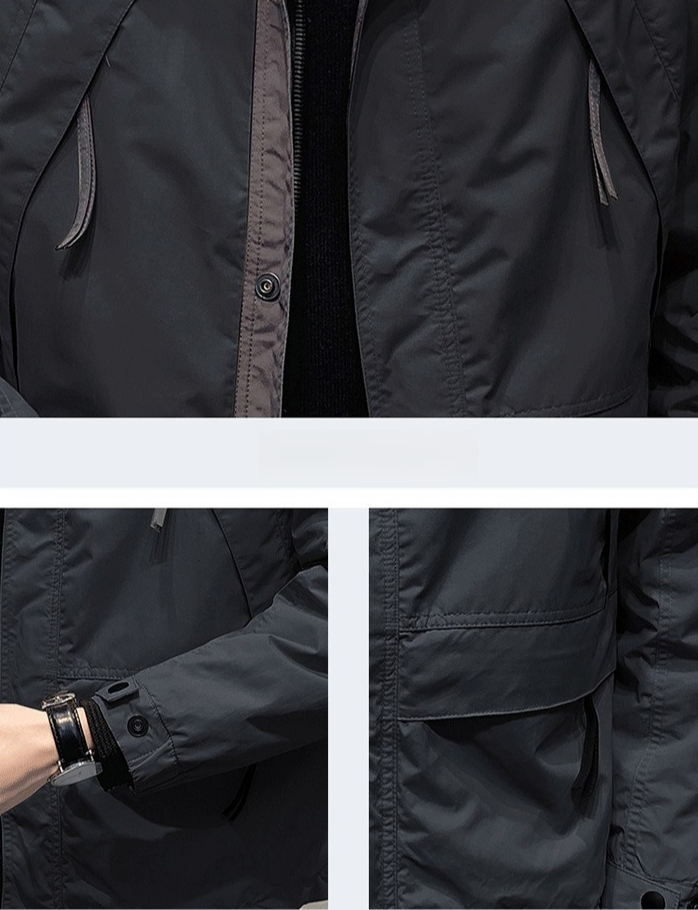 Printed Tooling Jacket Men's Casual Trendy Men's Coat Autumn And Winter Loose And Versatile Autumn Top_voghion.com