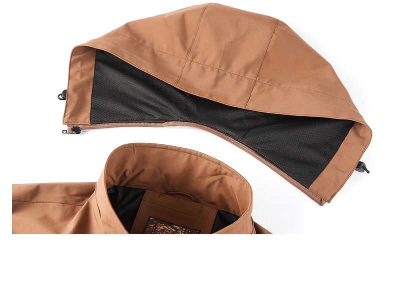 Jacket Fleece Thickened Casual Outdoor Hooded Large Size Jacket Men's Jacket Autumn_viptrois.com