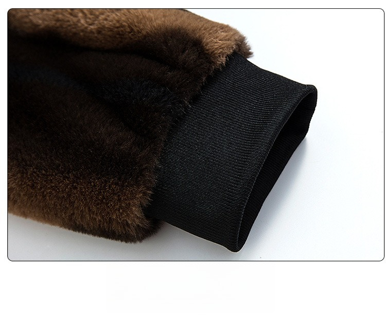 Men's Thickened Hooded Fleece Fleece Casual Jacket Outdoor Warm Casual_viptrois.com