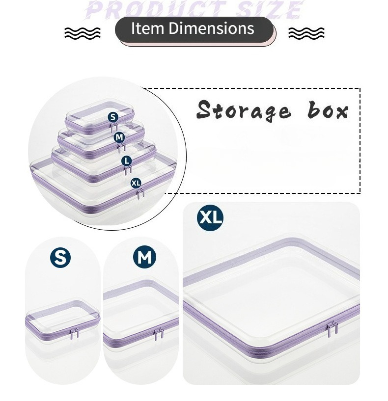 Transparente Aufbewahrungsbox für den Schreibtisch – geeignet für Kleidung, Kosmetik, Haushaltswaren und Reinigungsutensilien_voghion.com