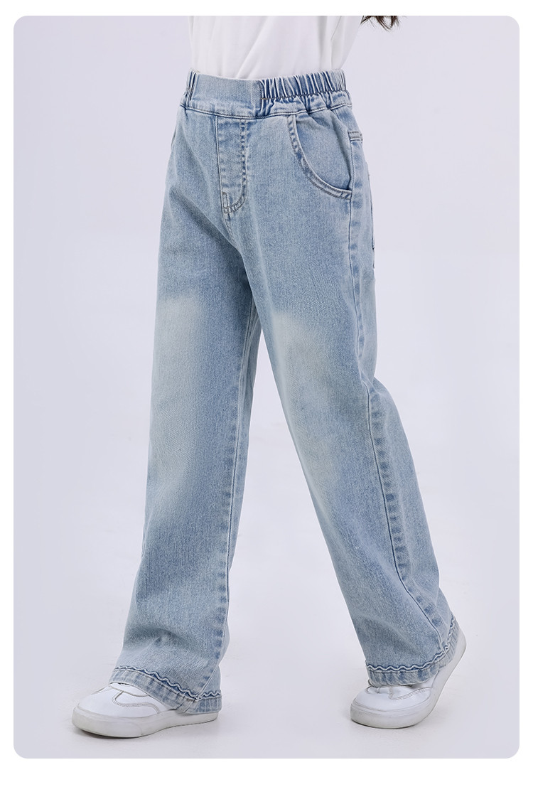 Mädchen-Schlagjeans Frühling & Sommer 2026 – Neu eingetroffen: Modische, leicht ausgestellte Bootcut-Hosen für Kleinkinder und Kinder – Lässige Jeans_voghion.com