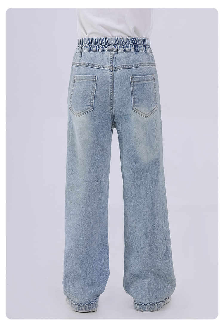 Mädchen-Schlagjeans Frühling & Sommer 2026 – Neu eingetroffen: Modische, leicht ausgestellte Bootcut-Hosen für Kleinkinder und Kinder – Lässige Jeans_voghion.com