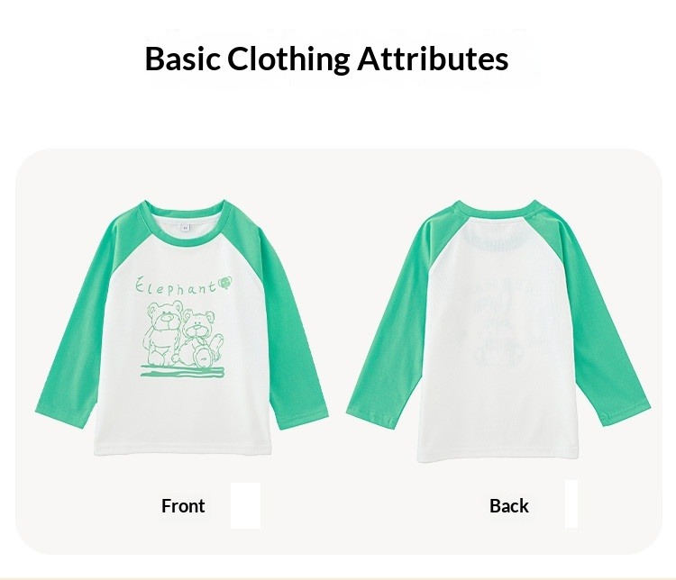 Mädchen T-shirt Mit Farbblock Design Für Kinder Und Teens_voghion.com