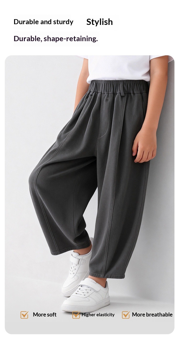 Boys Casual Trousers For Spring And Autumn Activewear_voghion.com