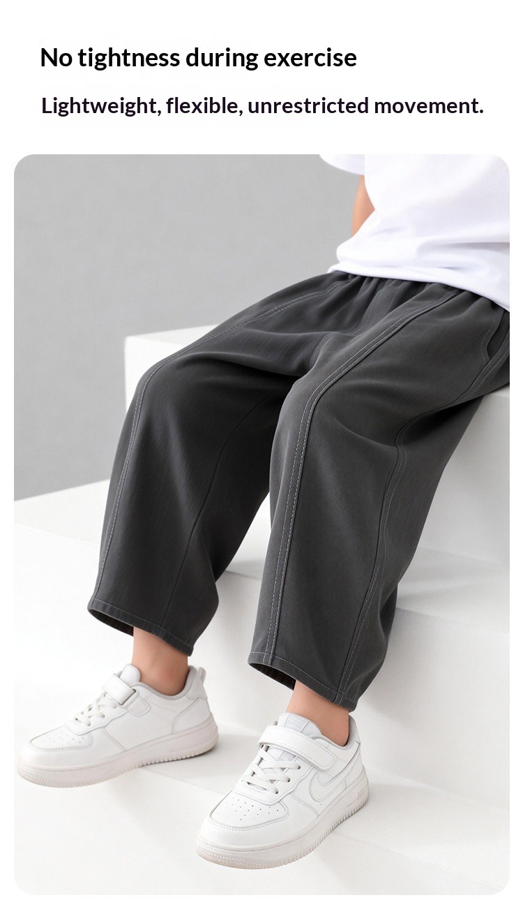 Boys Casual Trousers For Spring And Autumn Activewear_voghion.com