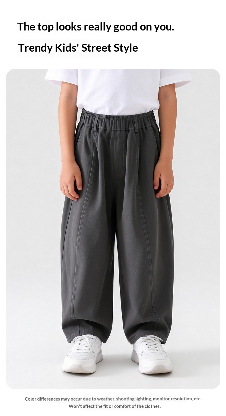 Boys Casual Trousers For Spring And Autumn Activewear_voghion.com