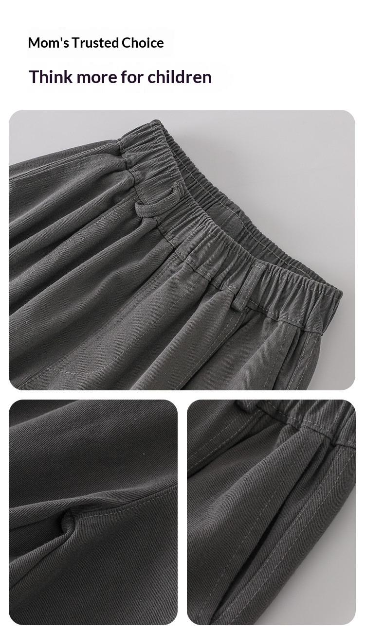 Boys Casual Trousers For Spring And Autumn Activewear_voghion.com