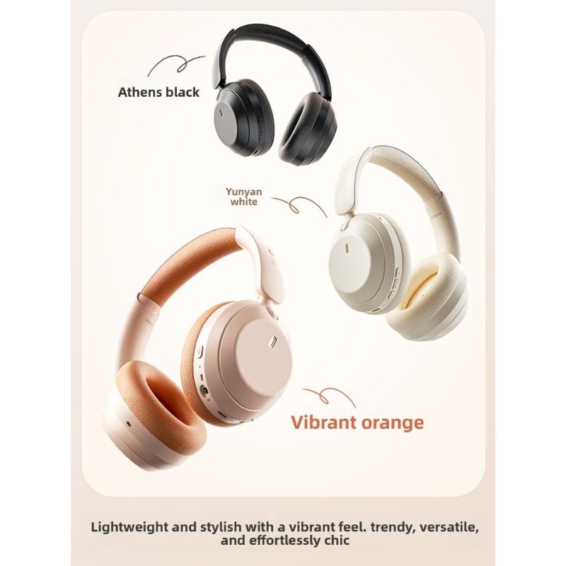 Ikf Active Noise Cancelling Bluetooth Kopfhörer Wireless Gaming Headset_voghion.com