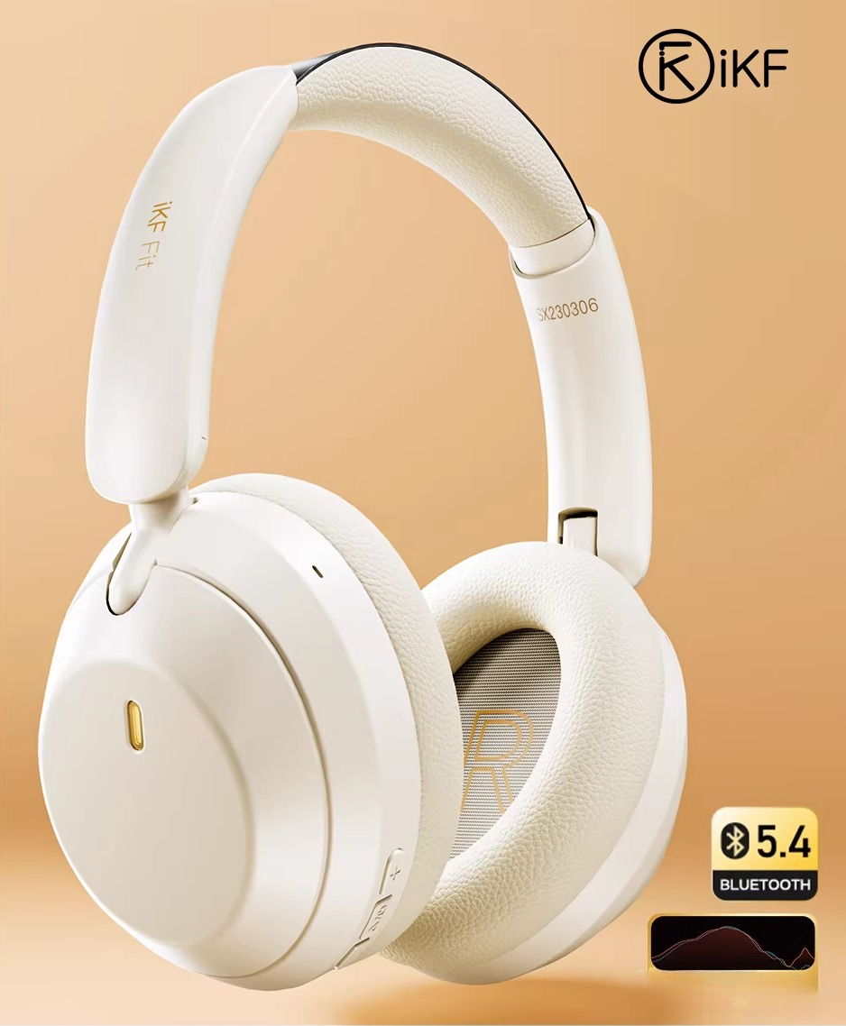 IKF Fit Headset mit aktiver Geräuschunterdrückung, Bluetooth-Headset, kabelloses Gaming-Headset, lange Standby-Zeit, 2026 Neu_voghion.com