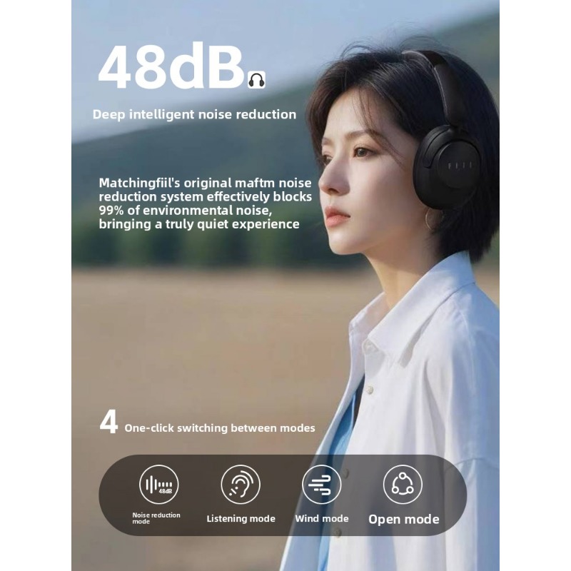 Casque Bluetooth FIIL Key Max à réduction de bruit active profonde, double certification Gold, nouvelle autonomie ultra longue_voghion.com