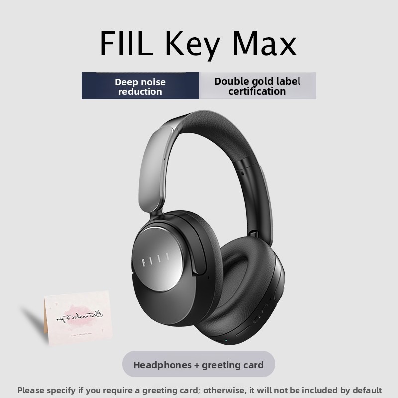Casque Bluetooth FIIL Key Max à réduction de bruit active profonde, double certification Gold, nouvelle autonomie ultra longue_voghion.com