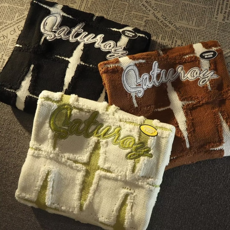 Pull en maille étoile rétro pour homme coupe oversize_voghion.com