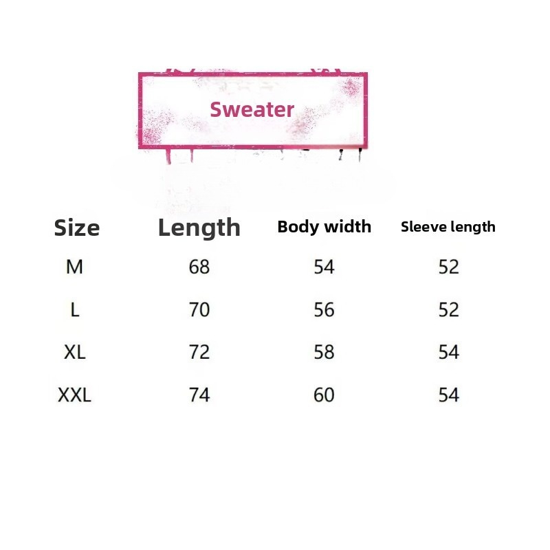 Pull en maille style rétro américain homme femme automne hiver_voghion.com