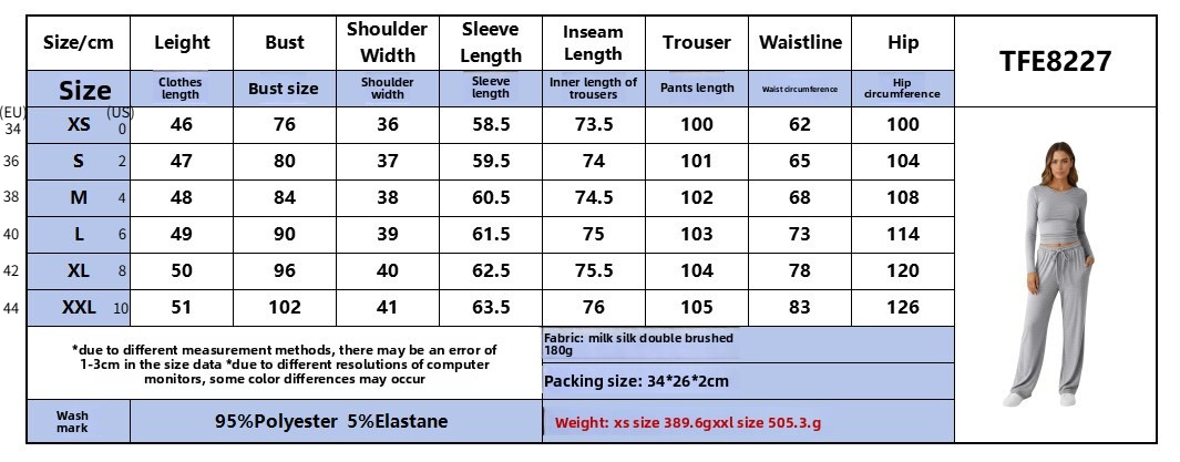 New Fashion Casual Suit Sports Yoga Autumn And Winter Crew Neck Long Sleeve Women_ecoleips.com