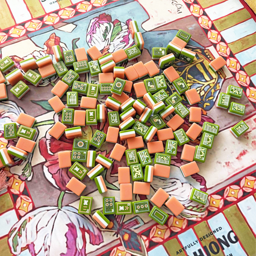 【grancy】Volume LayeredDesign MA-1 NEW! Vibrant Layered Mahjong Tiles – Full American Set 160Tiles