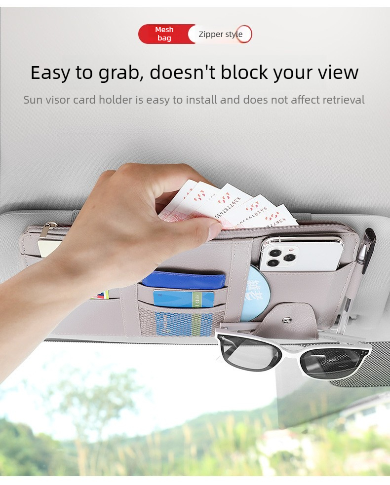 Sun visor storage box _04