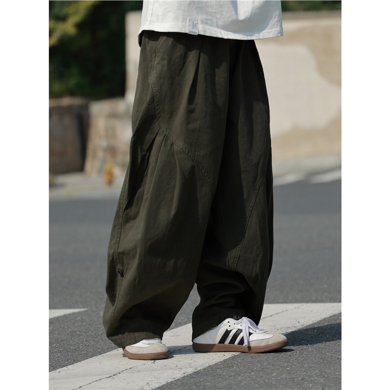 Japanische Retro Wide Leg Freizeithose Für Jungen Und Mädchen_voghion.com