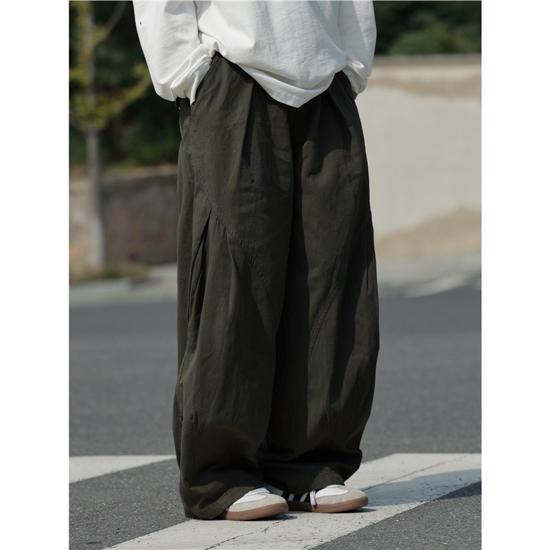 Japanische Retro Wide Leg Freizeithose Für Jungen Und Mädchen_voghion.com