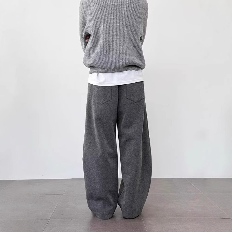 Heavy Retro Old Money Wind Scimitar Sweatpants Men's And Women's Spring American Trendy Loose And Versatile Casual Pants High Street Mopping Pants_viptrois.com