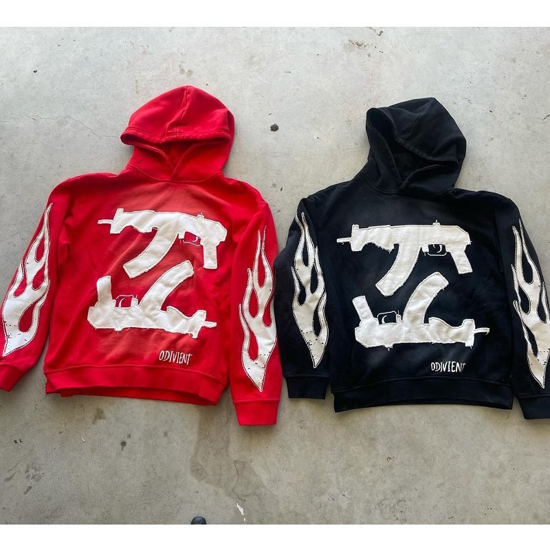 Sweat à capuche imprimé 3d style européen pull homme ample_voghion.com