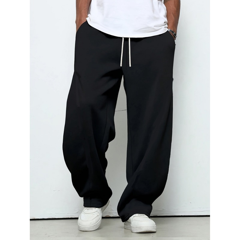 Popular Hot-selling American Casual Pants Men's Spring And Autumn 2026 New Straight Sweatpants Loose Wide-leg Long Pants_viptrois.com