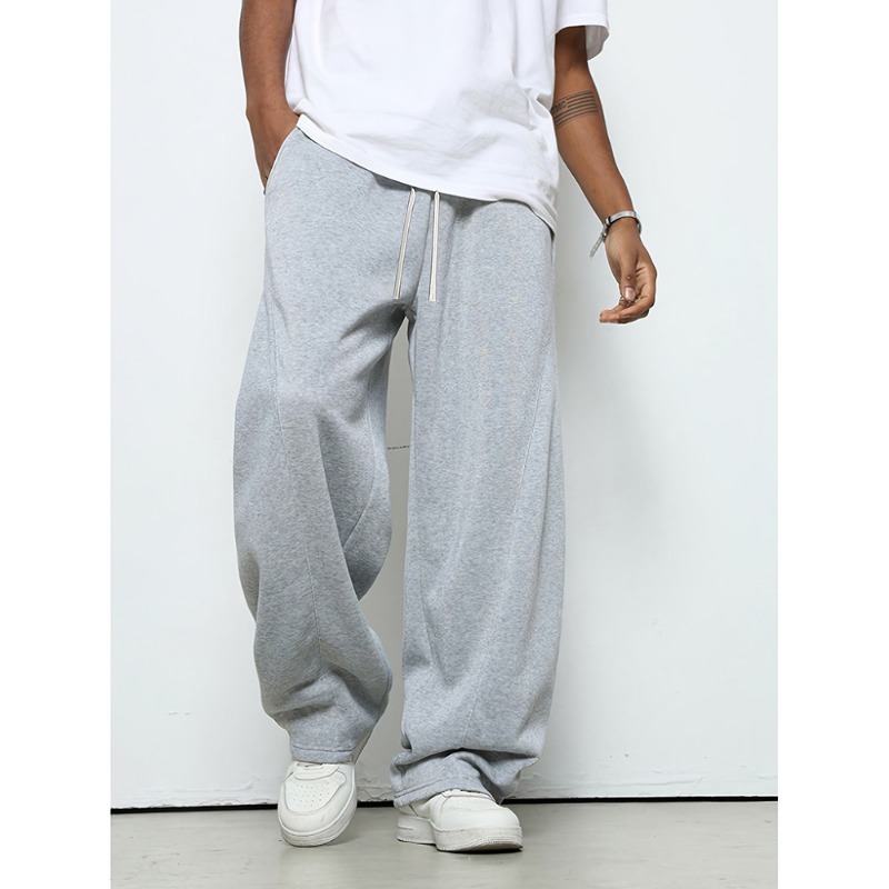 Popular Hot-selling American Casual Pants Men's Spring And Autumn 2026 New Straight Sweatpants Loose Wide-leg Long Pants_viptrois.com