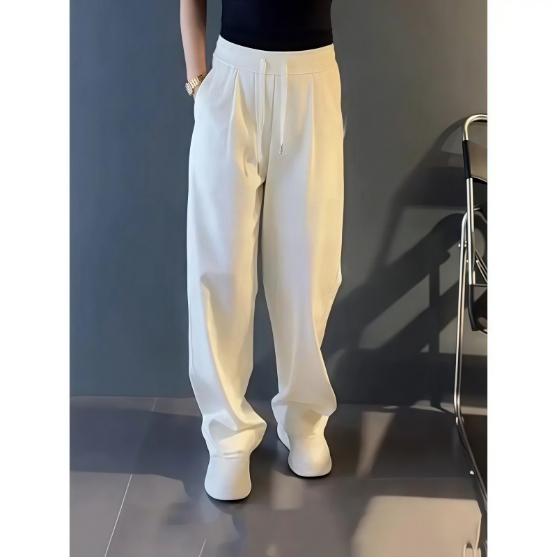 Pantaloni casual larghi da uomo - stile elegante e versatile_voghion.com
