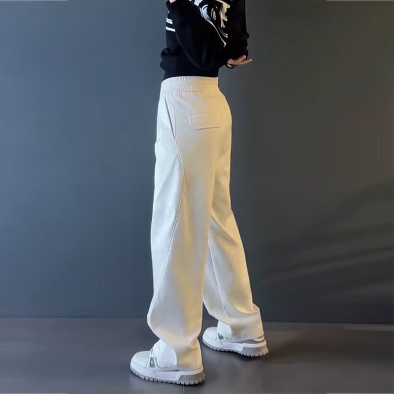 Pantaloni casual larghi da uomo - stile elegante e versatile_voghion.com