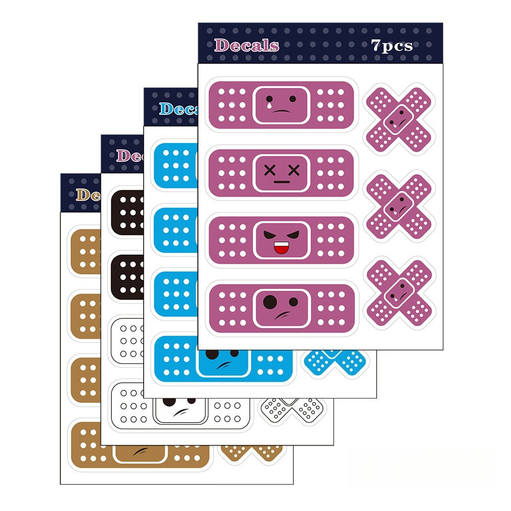 Nouveaux autocollants pour voiture, autocollants pour pare-chocs en forme de pansement, autocollants décoratifs anti-rayures pour voiture_voghion.com