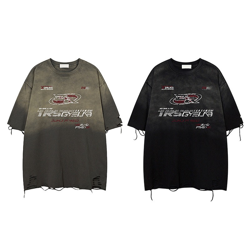 Vintage oversized racing t-shirt för dam och herr_voghion.com