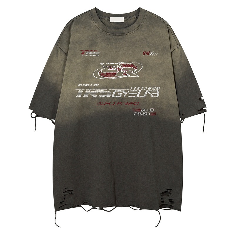 Vintage oversized racing t-shirt för dam och herr_voghion.com