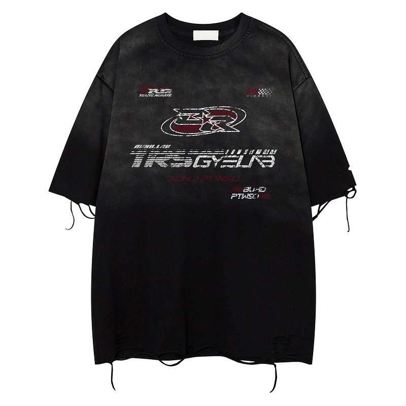 Vintage oversized racing t-shirt för dam och herr_voghion.com