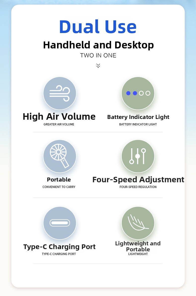 Prijenosni mini usb ručni ventilator stolni ventilator_voghion.com