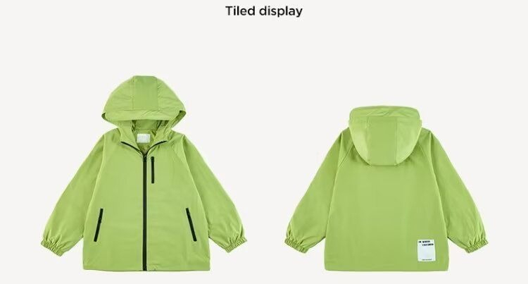 Children's Boys Thin Hooded Jacket Spring And Autumn Loose Versatile Solid Color Coat_voghion.com