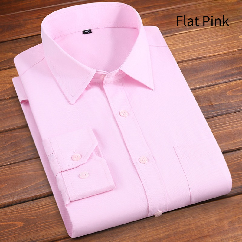 Camicia bianca uomo maniche lunghe cotone stile business casual_voghion.com